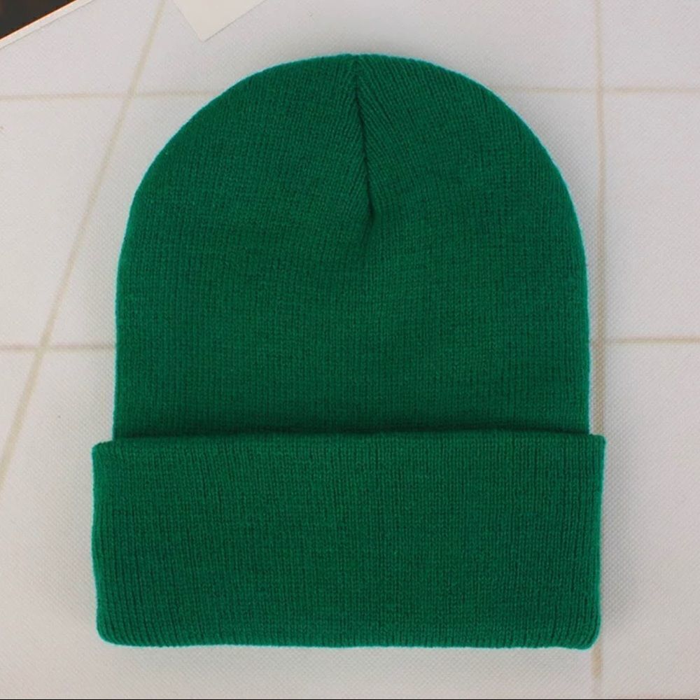 2/$30 GREEN Unisex Beanie OS